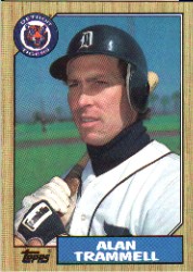 1987 Topps Baseball Cards      687     Alan Trammell
